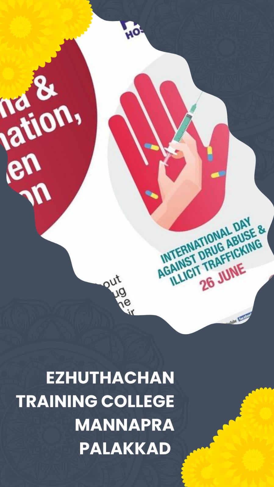 International Day Against Drug Abuse and Illicit Trafficking -26/6/2024