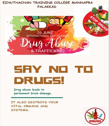 INTERNATIONAL DAY AGAINST DRUG ABUSE AND TRAFFICKING - JUNE 26