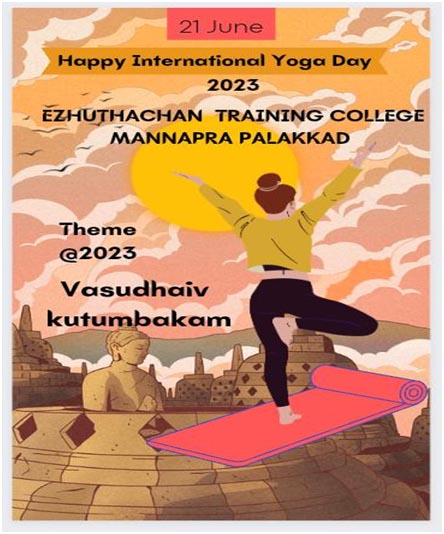 INTERNATIONAL YOGA DAY CELEBRATION - JUNE 21